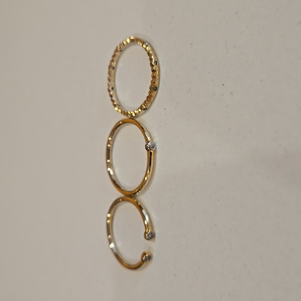 Gorjana Medley Ring Set size 6